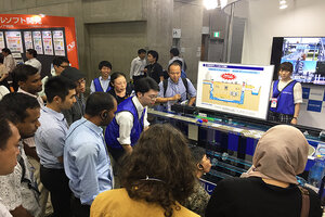 下水道展では様々なブースで最新の技術を見学