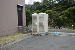 検疫対象帰国者専用緊急用トイレ