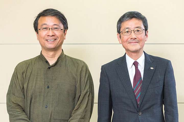 羽藤会長と小室氏