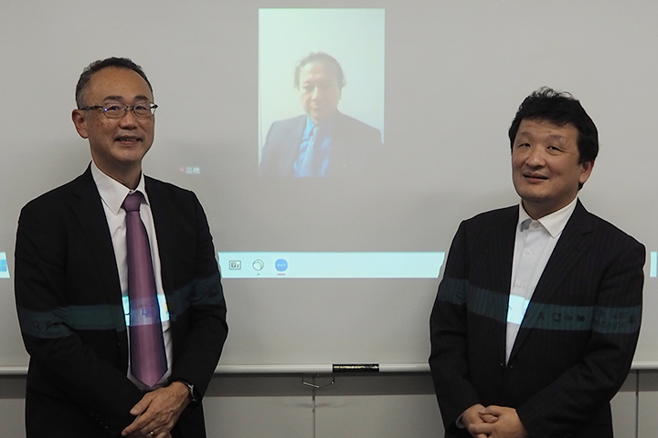 中村氏、高橋氏、柴崎教授